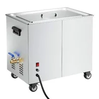 Индустриална-Ултразвукова-Вана-50л-на-Колела-840W-Професионално-Почистване