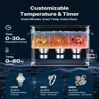 Професионална-Ултразвукова-Вана-10л-с-Дигитален-Дисплей-240W-Неръждаема-Стомана