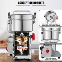 Професионална-Електрическа-Мелничка-1000г-2400W-за-Зърно-Подправки-и-Билки