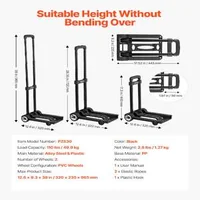 Ултра-Компактна-Сгъваема-Количка-50-kg-Капацитет-За-Багаж-и-Пазаруване