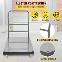 Тежкотоварна-Платформена-Количка-900-кг-Капацитет-120-x-60-cm