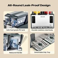 Машина-за-Скреж-и-Замразени-Напитки-2-x-4L-за-Маргарити-и-Шейкове