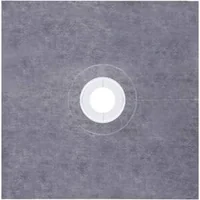 Пълен-Комплект-за-Изграждане-на-Душ-122x122-cm-ABS-Фланец-и-Стоманена-Решетка
