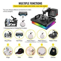 Мултифункционална-Топлинна-Преса-5-в-1-30-x-38-cm-за-Тениски-Шапки-Чаши-и-Чинии