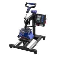 Професионална-Топлинна-Преса-5-в-1-38-x-38-cm-Черно-синя-с-30oz-Преса-за-Чаши