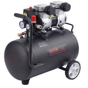 Компактен-безмаслен-компресор-30-л-90-PSI-преносим