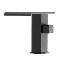 Смесител-за-вана-Roman-Tub-Faucet-3-отвора-Водопад-с-ръчен-душ-матирано-черно