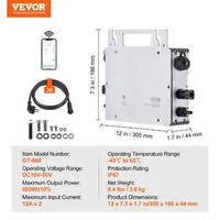 Слънчев-микроинвертор-Grid-Tie-600W-Водоустойчив-IP67