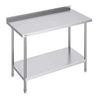 Професионална-Работна-Маса-61-x-122-cm-Неръждаема-Стомана