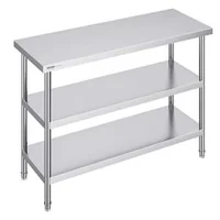 Професионална-Работна-Маса-122x45-7-cm-Неръждаема-Стомана-за-Подготовка