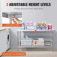 Професионална-Работна-Маса-150x53-cm-Неръждаема-Стомана-за-Подготовка