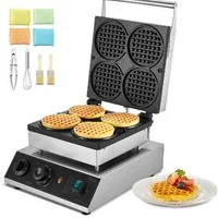 Професионална-машина-за-гофрети-кръгли-1750W-незалепваща