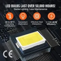 Професионална-LED-Осветителна-Система-5-Квадратни-Мрежи-22-000-Лумена-6500K