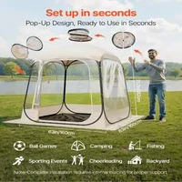 Прозрачна-Pop-up-Шатра-160x160-cm-Защитно-Иглу-за-Спорт-и-Къмпинг