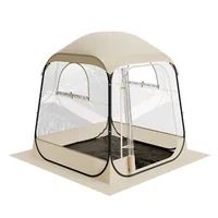 Прозрачна-Pop-up-Шатра-160x160-cm-Защитно-Иглу-за-Спорт-и-Къмпинг