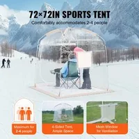 Прозрачна-Pop-up-Шатра-за-Спорт-и-Къмпинг-Подслон-за-2-4-души