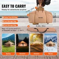 Памучна-Палатка-Bell-Tent-5-m-4-сезонна-за-8-души-с-Отвор-за-Печка