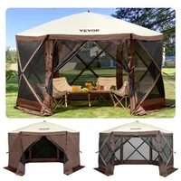 Шестоъгълна-Pop-up-Шатра-3x3-m-Градинска-Беседка-за-6-8-души