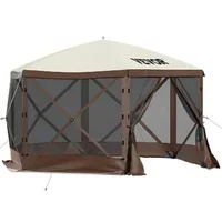 Шестоъгълна-Pop-up-Шатра-3x3-m-Градинска-Беседка-за-6-8-души