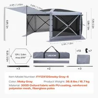 6-странна-Pop-up-Шатра-3-6x3-6-m-Защита-от-Слънце-и-Насекоми-за-10-души