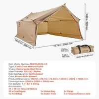 Ултралека-Палатка-тип-Cabin-с-Отвор-за-Печка-За-2-души