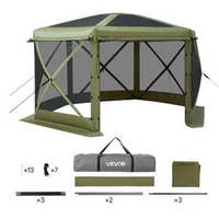 Гигантска-6-странна-Pop-up-Шатра-3-6x3-6-m-Зелена-за-8-10-души