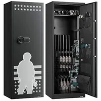 Сейф-за-Оръжие-за-10-12-Пушки-Огнеупорен-с-Дигитална-Ключалка