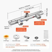 Термостатичен-смесител-за-душ-38-C-защитна-ключалка-от-масивен-месинг-хром