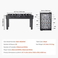 Стандартна-Маса-за-Джаги-121-cm-Професионално-Забавление-за-Дома-и-Офиса