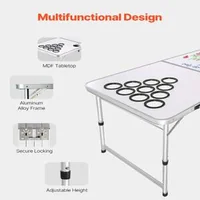 Преносима-Маса-за-Beer-Pong-2-4-m-Официален-Размер-Сгъваема-с-Отвори-за-Чаши
