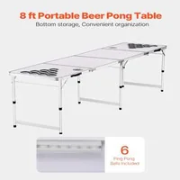 Преносима-Маса-за-Beer-Pong-2-4-m-Официален-Размер-Сгъваема-с-Отвори-за-Чаши