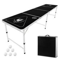 Сгъваема-Маса-за-Beer-Pong-2-4-m-Официален-Размер-с-Дръжка-за-Носене