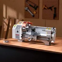 Професионален-Настолен-Струг-за-Метал-1100W-220-x-450-mm-с-Автоматично-Подаване