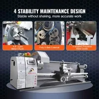Прецизен-Настолен-Струг-за-Метал-750W-210-x-750-mm-Безчетков-Мотор-и-Метални-Предавки