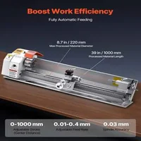 Професионален-Настолен-Струг-за-Метал-1100W-220-x-1000-mm-с-Автоматично-Подаване