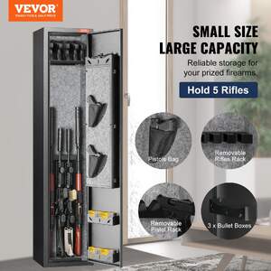 Сейф-за-пушки-Gun-Safe-с-ключалка-с-пръстов-отпечатък-за-5-пушки-и-4-пистолета