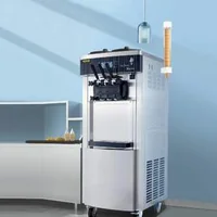 Професионална-Машина-за-Мек-Сладолед-2200W-28L-h-3-Вкуса-с-LCD-Контрол