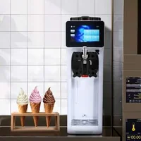 Компактна-Машина-за-Мек-Сладолед-и-Frozen-Yogurt-10-20-L-h-Бял-Дизайн