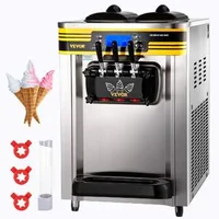 Професионална-Настолна-Машина-за-Мек-Сладолед-2350W-30-L-h-3-Вкуса-с-LCD-Управление