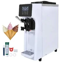 Компактна-Машина-за-Мек-Сладолед-10-L-h-Единичен-Вкус-с-LCD-Управление