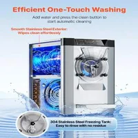 Професионална-Машина-за-Твърд-Сладолед-2000W-20-L-h-6L-Цилиндър-от-Неръждаема-Стомана
