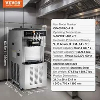Професионална-Машина-за-Мек-Сладолед-44-L-h-3-Вкуса-с-Интелигентен-LED-Панел