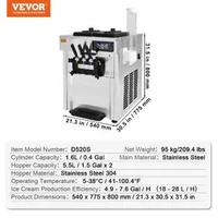 Професионална-Настолна-Машина-за-Мек-Сладолед-2200W-28L-h-3-Вкуса-с-LCD-Контрол