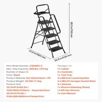 5-Степенна-Сгъваема-Стълба-до-272-kg-с-Парапети-и-Табла-за-Инструменти