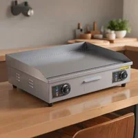 Професионална-Електрическа-Плоча-655x400-mm-4000W-до-300-C
