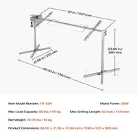 Електрически-Грил-с-Чеверме-117-cm-40-kg-Капацитет-8-нива-на-височина