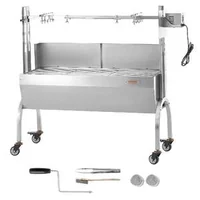 Професионално-Електрическо-Чеверме-90-kg-Капацитет-52W-Мотор-Неръждаема-Стомана