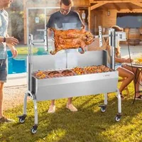 Професионално-Електрическо-Чеверме-90-kg-Капацитет-52W-Мотор-Неръждаема-Стомана