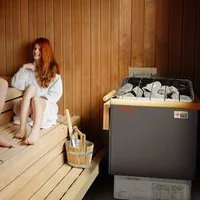 Електрическа-Печка-за-Сауна-8kW-Дигитален-Контролер-Неръждаема-Стомана