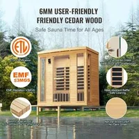 Инфрачервена-Сауна-за-3-4-души-2580W-Естествено-Дърво-Семеен-Спа-Център